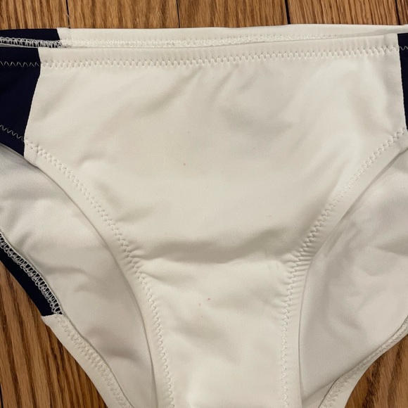 NWT GAP Navy Blue and White Bikini Minimalist Swimwear - Picture 3 of 9